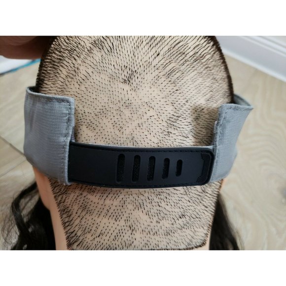 Wheels Up Aviation Private Jet Co. Golf Visor Strap Back Polyester Grey OSFA - Picture 5 of 9